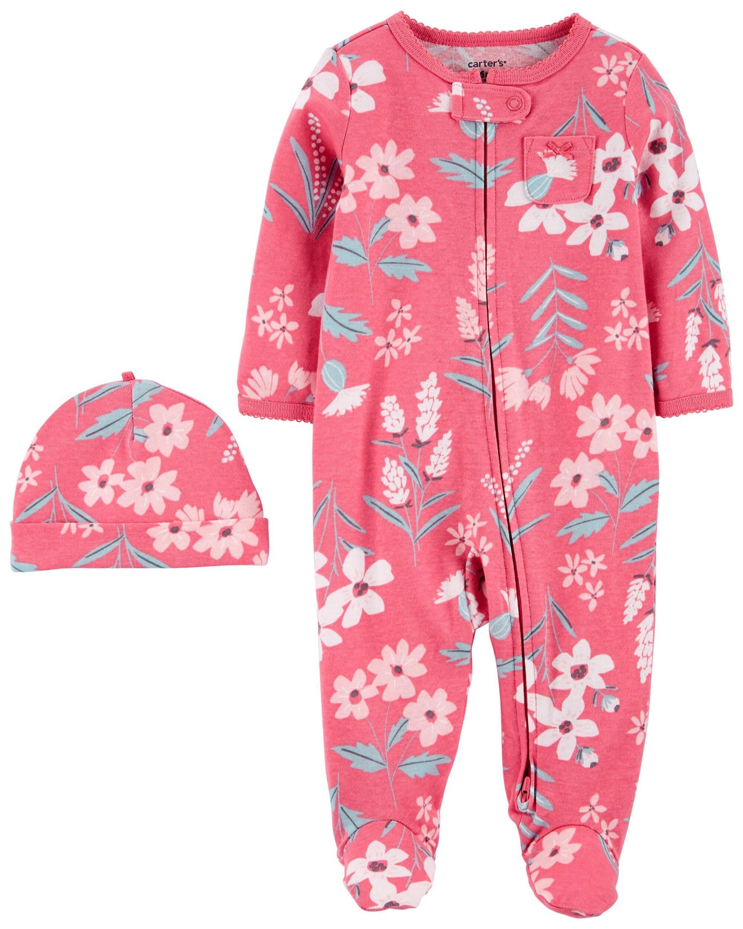 2-Pack Cap & Zip-Up Sleep & Play Set