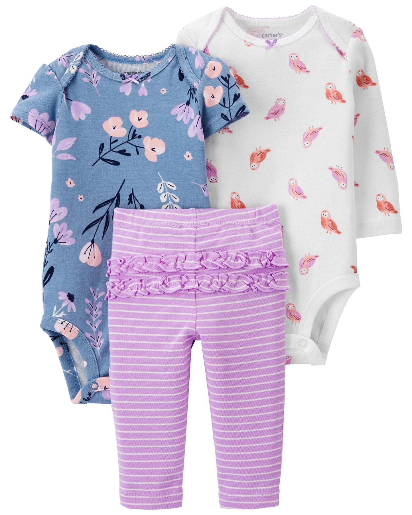 3-Piece Owl Outfit Set