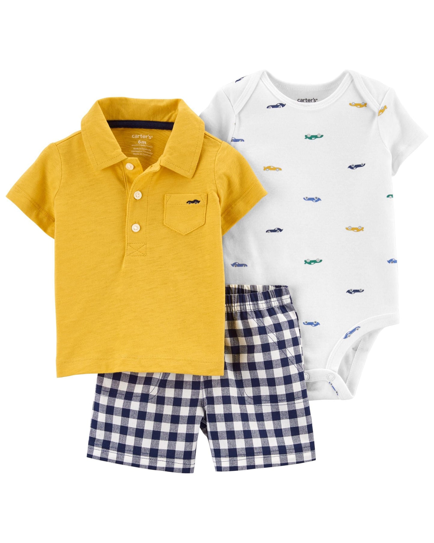 3-Piece Polo Little Short Set