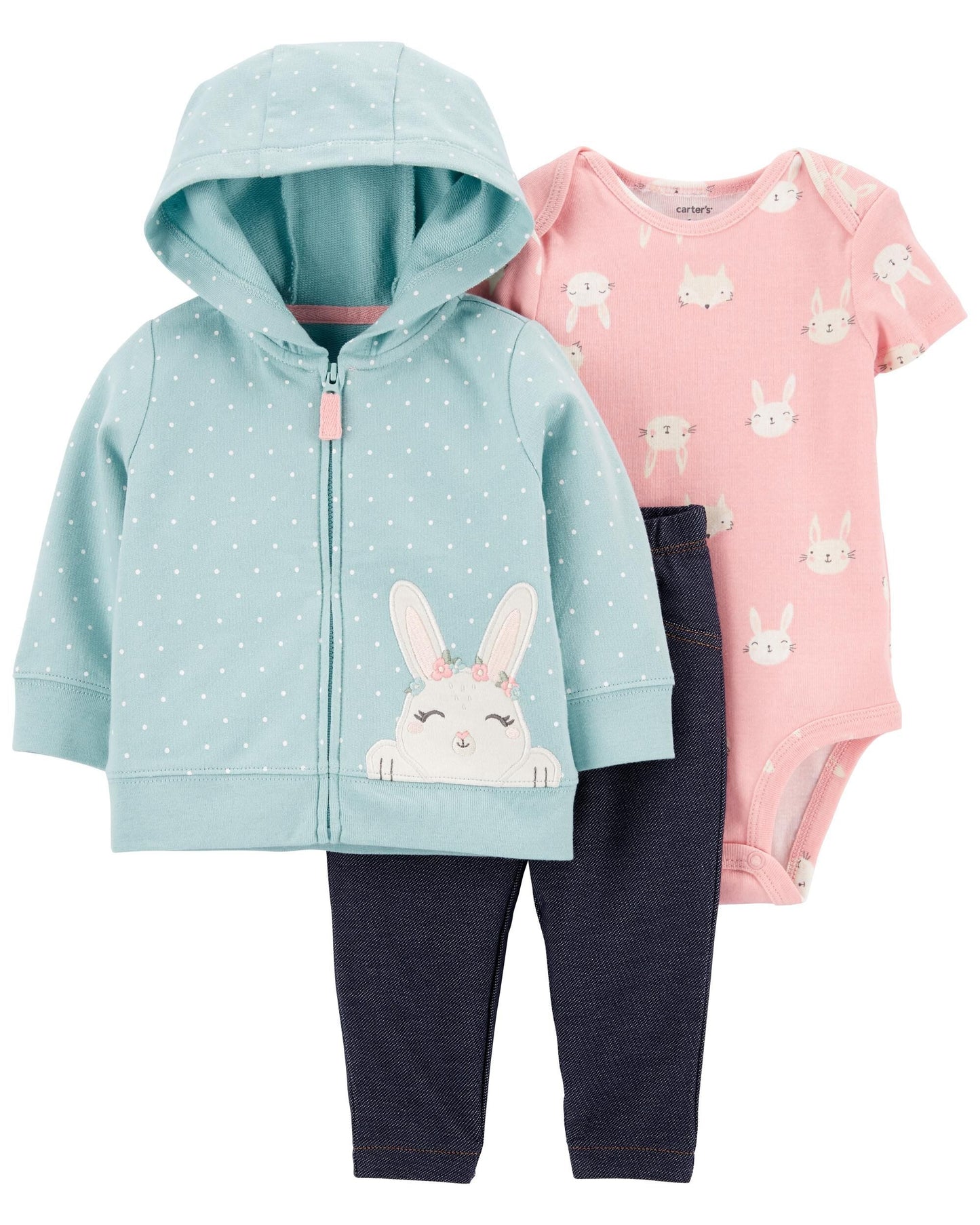 3-Pack Bunny Little Jacket Set