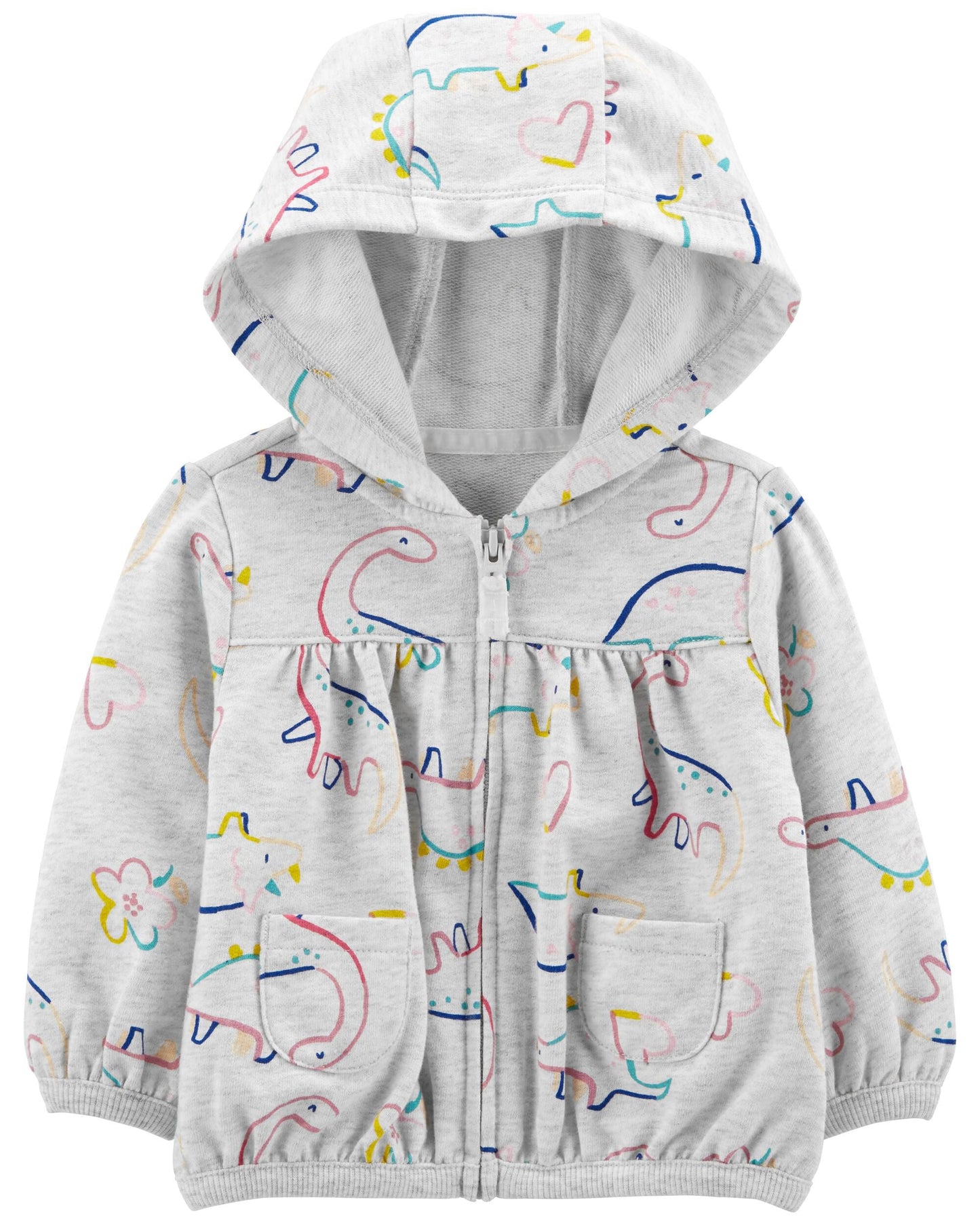 Dinosaur Zip-Up Cardigan