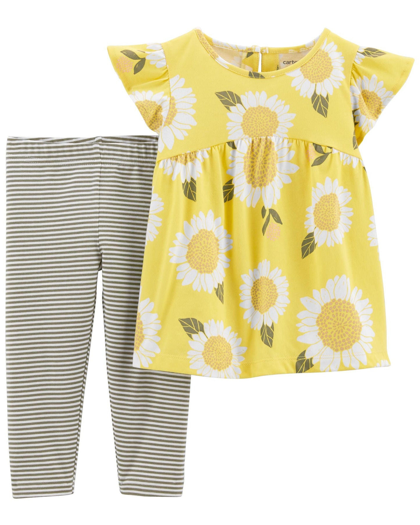 2-Piece Daisy Tee & Legging Set