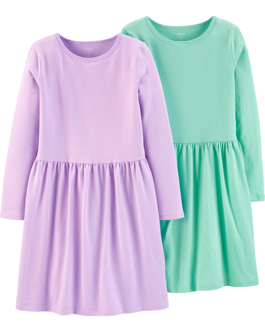 2-Pack Jersey Dress Set