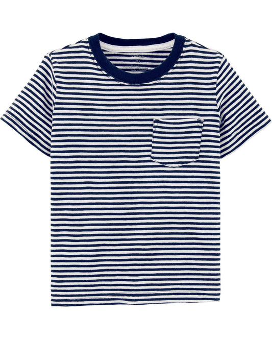 Striped Pocket Jersey Tee