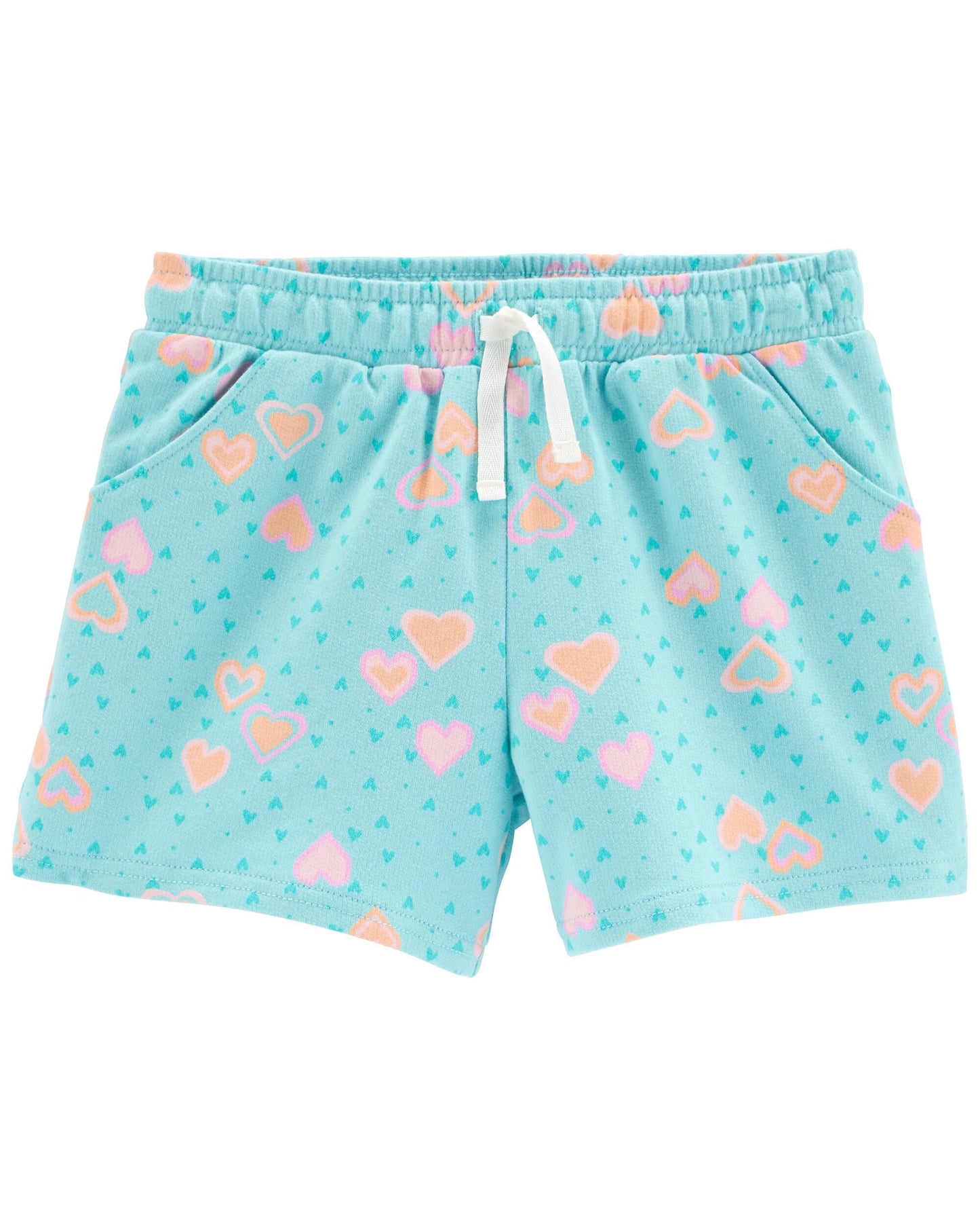 Hearts Pull-On French Terry Shorts